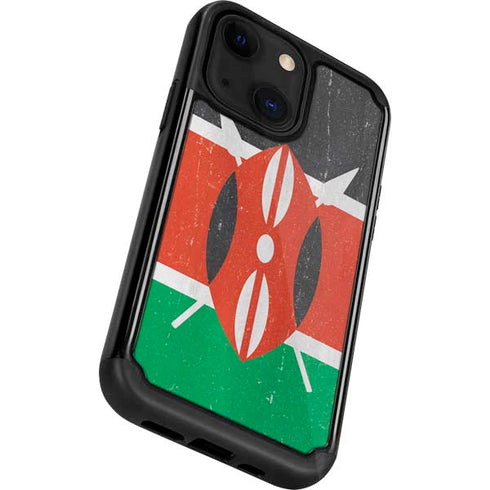 Kenya Flag Distressed iPhone 13 Cargo Case